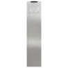 Lumière de chemin LED solaire 2 pcs Argenté Acier inoxydable 537923537923