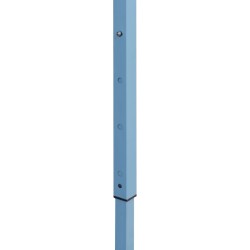 Belvédère pliable avec 2 parois 5x5 m Bleu 537924537924