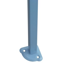 Belvédère pliable avec 2 parois 5x5 m Bleu 537924537924