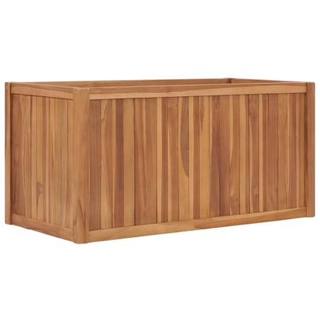 Lit surélevé 100x50x50 cm Bois de teck solide 537926537926