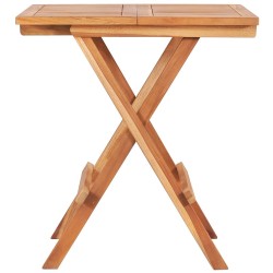 Table de bistro pliable 60x60x65 cm Bois de teck solide 537928537928