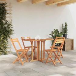 Table pliable de jardin papillon 120x70x75 cm Bois teck solide 537930537930