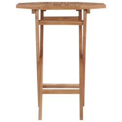 Table pliable de jardin 60x60x75 cm Bois de teck solide 537931537931