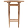 Table pliable de jardin 60x60x75 cm Bois de teck solide 537931537931