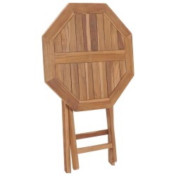 Table pliable de jardin 60x60x75 cm Bois de teck solide 537931537931