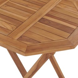 Table pliable de jardin 60x60x75 cm Bois de teck solide 537931537931