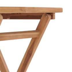 Table pliable de jardin 60x60x75 cm Bois de teck solide 537931537931