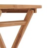 Table pliable de jardin 60x60x75 cm Bois de teck solide 537931537931