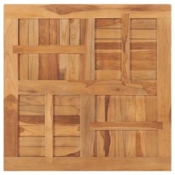 Dessus de table Bois de teck solide Carré 80x80x2,5 cm 537932537932