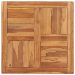 Dessus de table Bois de teck solide 70x70x2,5 cm 537933537933
