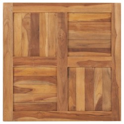 Dessus de table Bois de teck solide 70x70x2,5 cm 537933537933
