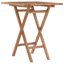 Table pliable de jardin 60x60x75 cm Bois de teck solide 537934537934