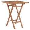 Table pliable de jardin 60x60x75 cm Bois de teck solide 537934537934