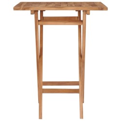 Table pliable de jardin 60x60x75 cm Bois de teck solide 537934537934