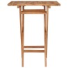 Table pliable de jardin 60x60x75 cm Bois de teck solide 537934537934