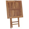Table pliable de jardin 60x60x75 cm Bois de teck solide 537934537934