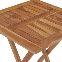 Table pliable de jardin 60x60x75 cm Bois de teck solide 537934537934