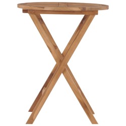 Table pliable de jardin 60 cm Bois de teck solide 537935537935