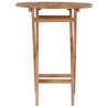 Table pliable de jardin 60 cm Bois de teck solide 537935537935