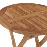 Table pliable de jardin 60 cm Bois de teck solide 537935537935