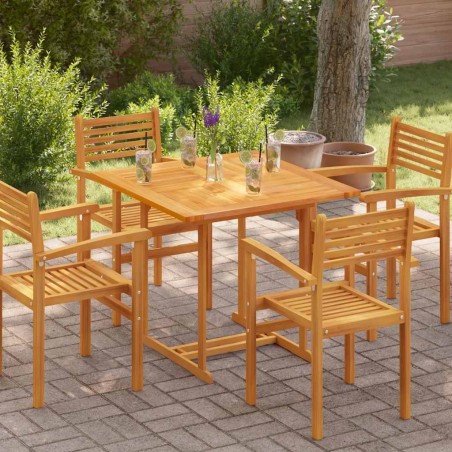 Dessus de table Bois de teck solide Carré 90x90x2,5 cm 537936537936