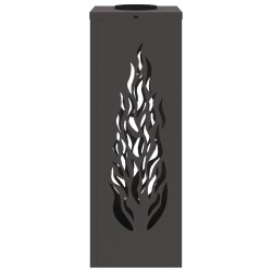 Lumière de chemin LED solaire 2 pcs Noir Acier laminé à froid 537939537939