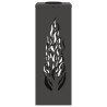 Lumière de chemin LED solaire 2 pcs Noir Acier laminé à froid 537939537939