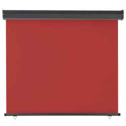 Auvent latéral de balcon 125x250 cm Rouge 537942537942