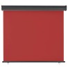 Auvent latéral de balcon 125x250 cm Rouge 537942537942