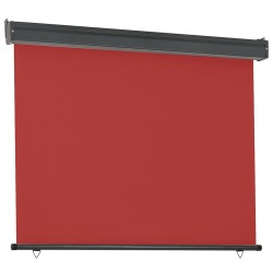 Auvent latéral de balcon 125x250 cm Rouge 537942537942