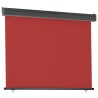 Auvent latéral de balcon 125x250 cm Rouge 537942537942