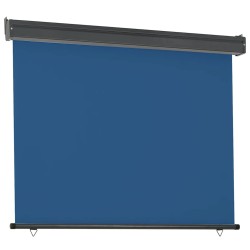 Auvent latéral de balcon 125x250 cm Bleu 537943537943