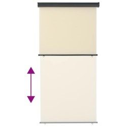 Auvent latéral de balcon 125x250 cm Crème 537944537944