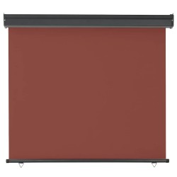 Auvent latéral de balcon 125x250 cm Marron 537949537949