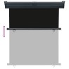 Auvent latéral de balcon 145x250 cm noir 537950537950