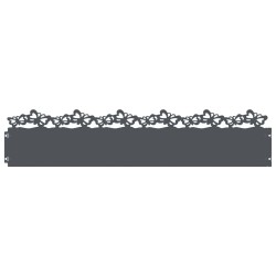 Bordures de pelouse 30 pcs Anthracite 103 x 0,05 x 22 cm Acier 537951537951
