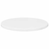 Plateau de table Blanc brillant Ø 30 x 1,5 cm Bois d'ingénierie 537952537952