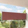 Auvent latéral rétractable de patio 100x300 cm Marron 537953537953
