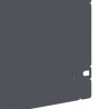 Bordures de pelouse 20 pcs Anthracite 103 x 0,05 x 22 cm Acier 537955537955