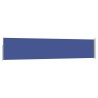 Auvent latéral rétractable de patio 100x500 cm Bleu 537973537973