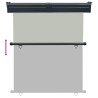 Auvent latéral de balcon 145x250 cm Gris 537975537975