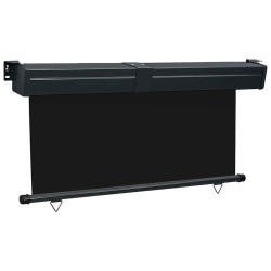 Auvent latéral de balcon 165x250 cm noir 537982537982