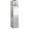 Lumière de chemin LED solaire 2 pcs Argenté Galvanisé 537985537985