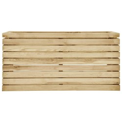 Lit surélevé 100x50x50 cm Bois de pin imprégné  537988537988