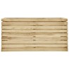 Lit surélevé 100x50x50 cm Bois de pin imprégné  537988537988