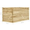 Lit surélevé 100x50x50 cm Bois de pin imprégné  537988537988