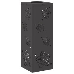 Lumière de chemin LED solaire 2 pcs Noir Acier laminé à froid 537990537990
