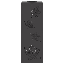 Lumière de chemin LED solaire 2 pcs Noir Acier laminé à froid 537990537990