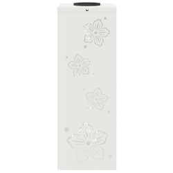 Lumière de chemin LED solaire 2 pcs Blanc Acier laminé à froid 537991537991