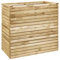 Lit surélevé 100x50x100 cm Bois de pin imprégné 537996537996